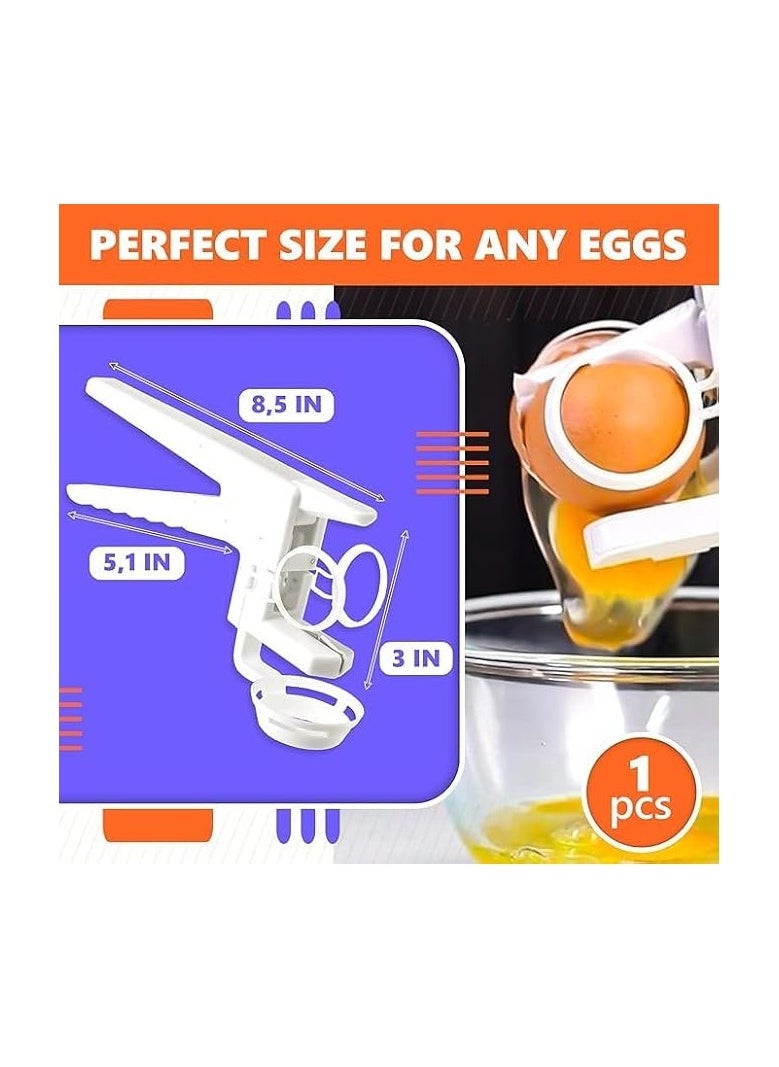 Egg Breaker Tool for Raw Eggs, Egg Breaker, Egg Opener Tool, Egg Separator, Cute Kitchen Gadgets