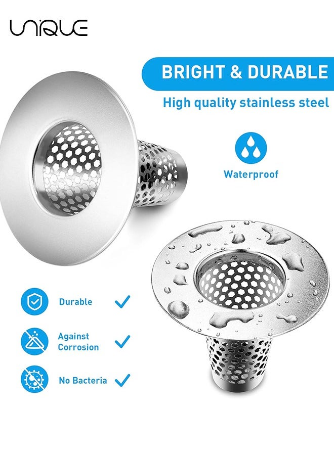 2PCS Bathroom Sink Drain Strainers, 1