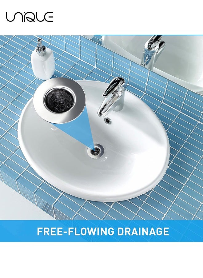 2PCS Bathroom Sink Drain Strainers, 1