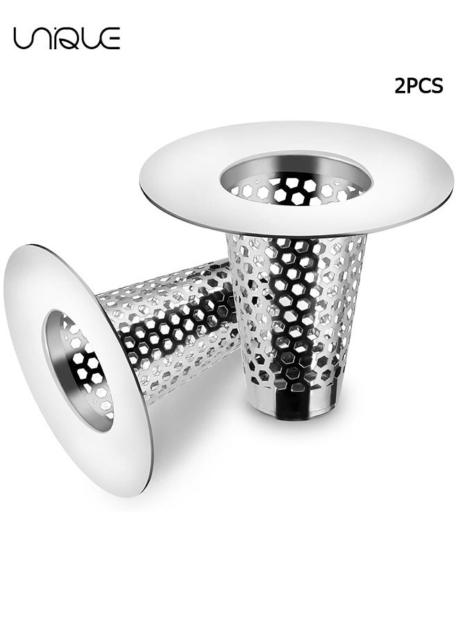 2PCS Bathroom Sink Drain Strainers, 1