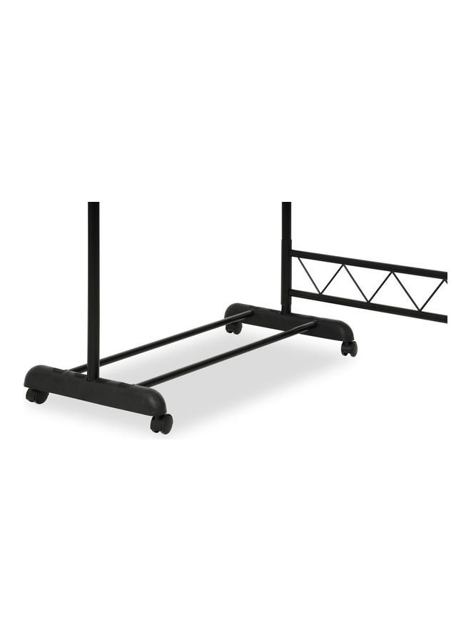 Swing Collapsible Rail Black 169 x 44 x 210cm