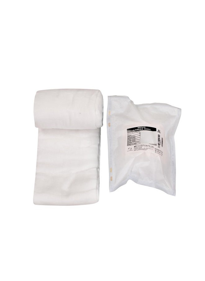 Sterile Gauze Swab (5Cms X5Cms X8Ply) - 50 Pcs And Sterile Gamjee Roll 10 Cm X 3 Mts (1 Rolls)