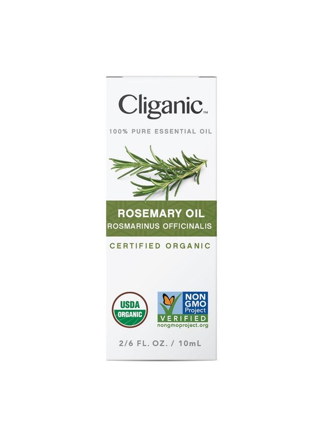 Organic Rosemary Essential Oil, 100% Pure Natural, For Hair, Skin, Aromatherapy | Non-Gmo Verified