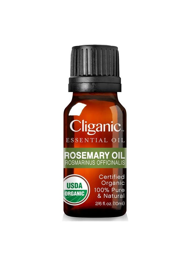 Organic Rosemary Essential Oil, 100% Pure Natural, For Hair, Skin, Aromatherapy | Non-Gmo Verified