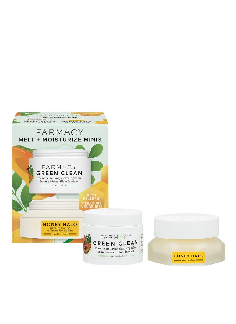 FARMACY Melt + Moisturize Minis Duo