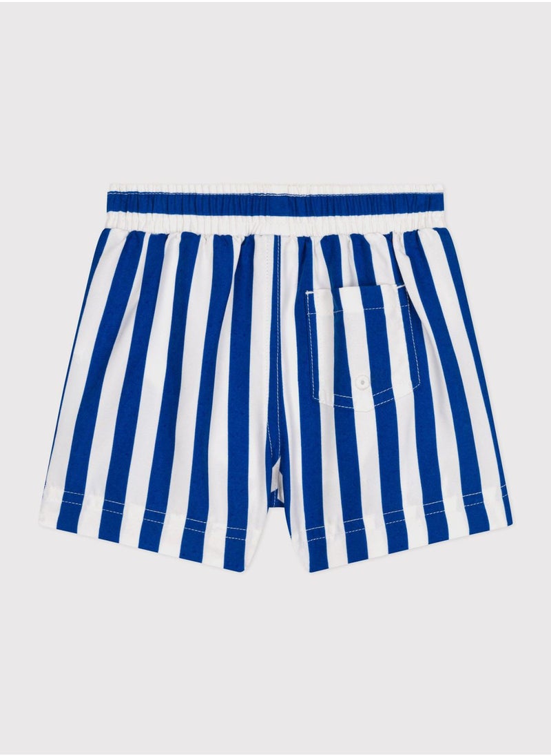 Kids Striped Swim Shorts