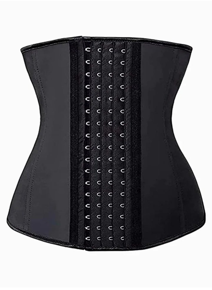 Waist Trainer for Women Latex Underbust Corsets Cincher Hourglass Body Shaper 4 Hooks