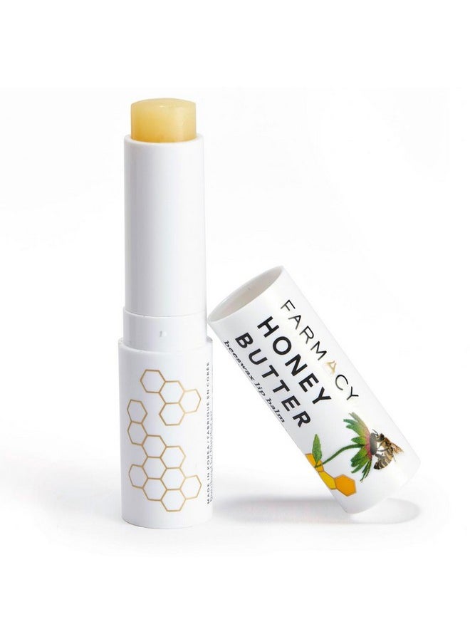 Beeswax Lip Balm - Honey Butter Moisturizing Lip Care + Chapped Lip Treatment - Enriched With Cupuaçu + Cocoa Butters, Proprietary Honey Blend And Vitamin E To Nourish, Soften + Heal (3.4G)