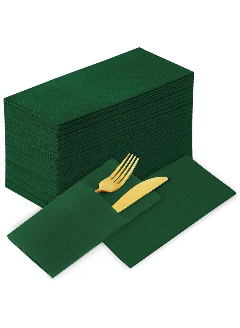 Disposable Dinner Napkins (Green)