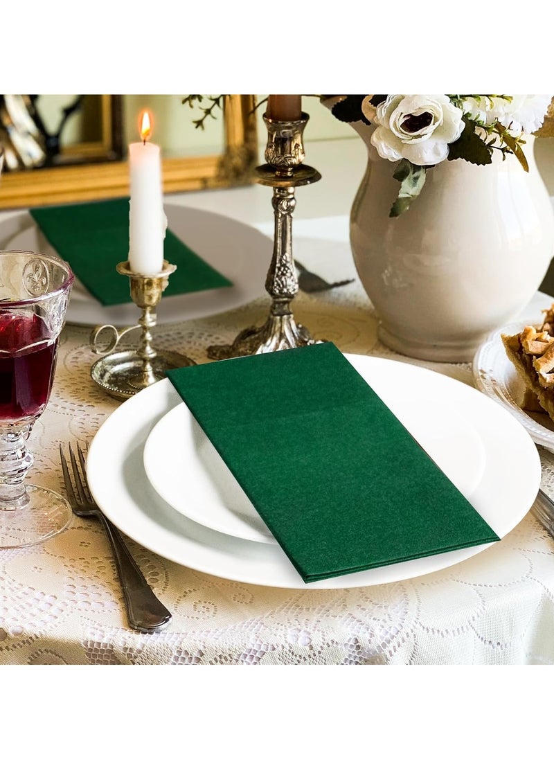 Disposable Dinner Napkins (Green)