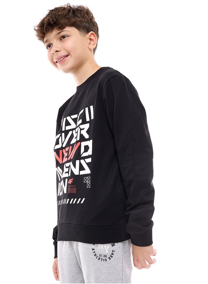 Boys' Graphic Printed Sweatshirt 