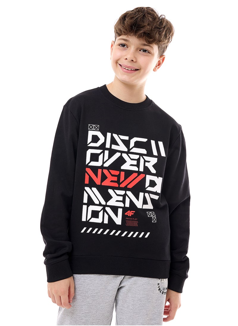 Boys' Graphic Printed Sweatshirt 