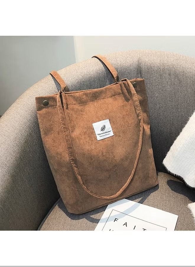 Stylish Canvas Bag Brown