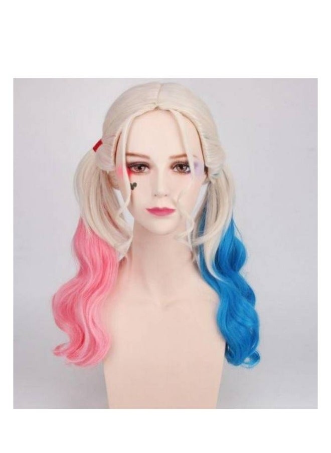 Harleen Quinzel Cos Gradient Wig