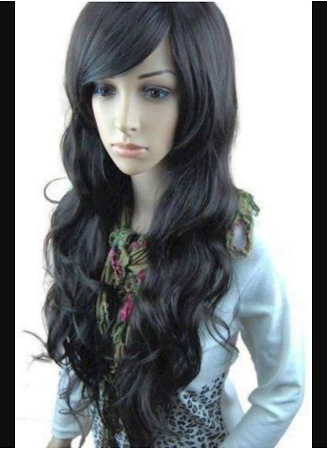 Curly And Wavy Hair Wig With Cap And Comb