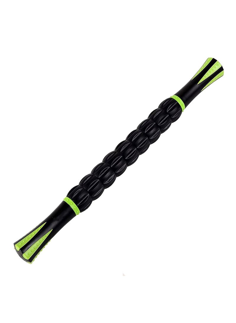 Muscle Roller Stick, Muscle Roller, Body Massage Stick, Back And Leg Muscle Massager, Reduce Soreness, Relaxation And Tightness, Relieve Cramps (Black)