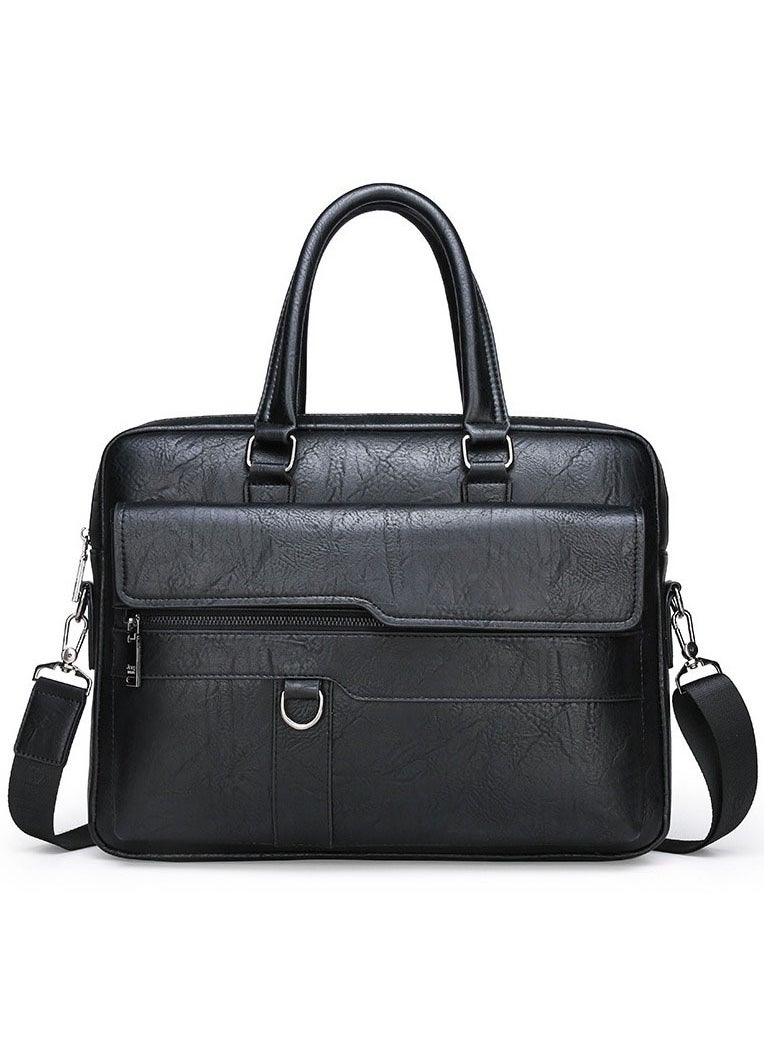 Mens Messenger Bag Leather 15 Inches Laptop Briefcase Large Laptop Bag Satchel Crossbody Bag