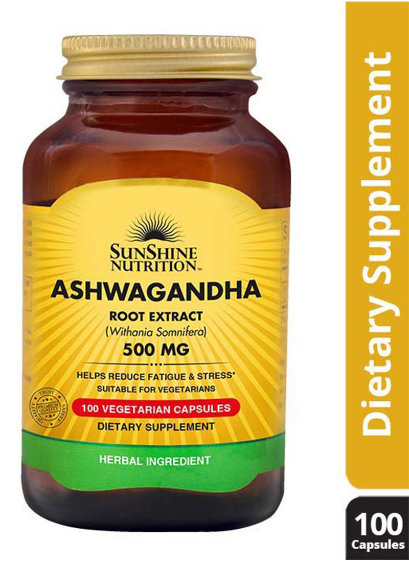 Ashwagandha 500Mg Veg Caps 100S: 00699