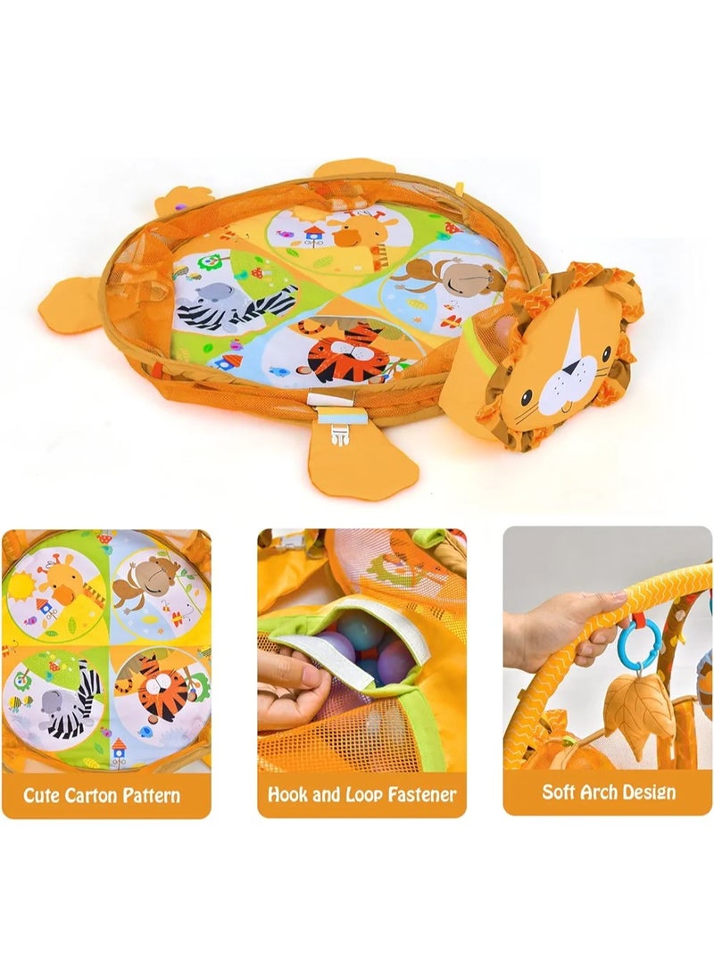 3-in-1 Baby Activity Gym and Ball Pit is a multi-functional toy that combines an activity gym, ball pit, and sometimes even a play mat in one set