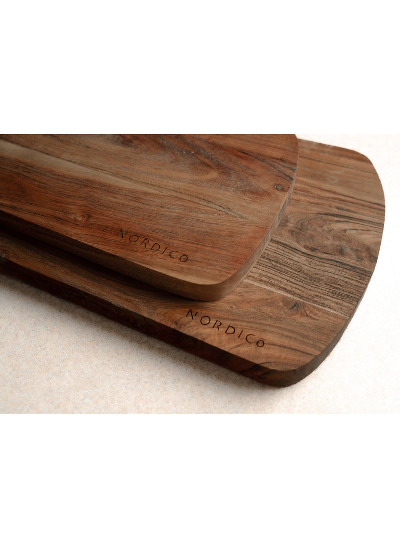 Professional Wooden Cutting Board | Chopping board | Serving Platter | Unique design & Solid Acacia | Unique gifts | Gifts for kitchen