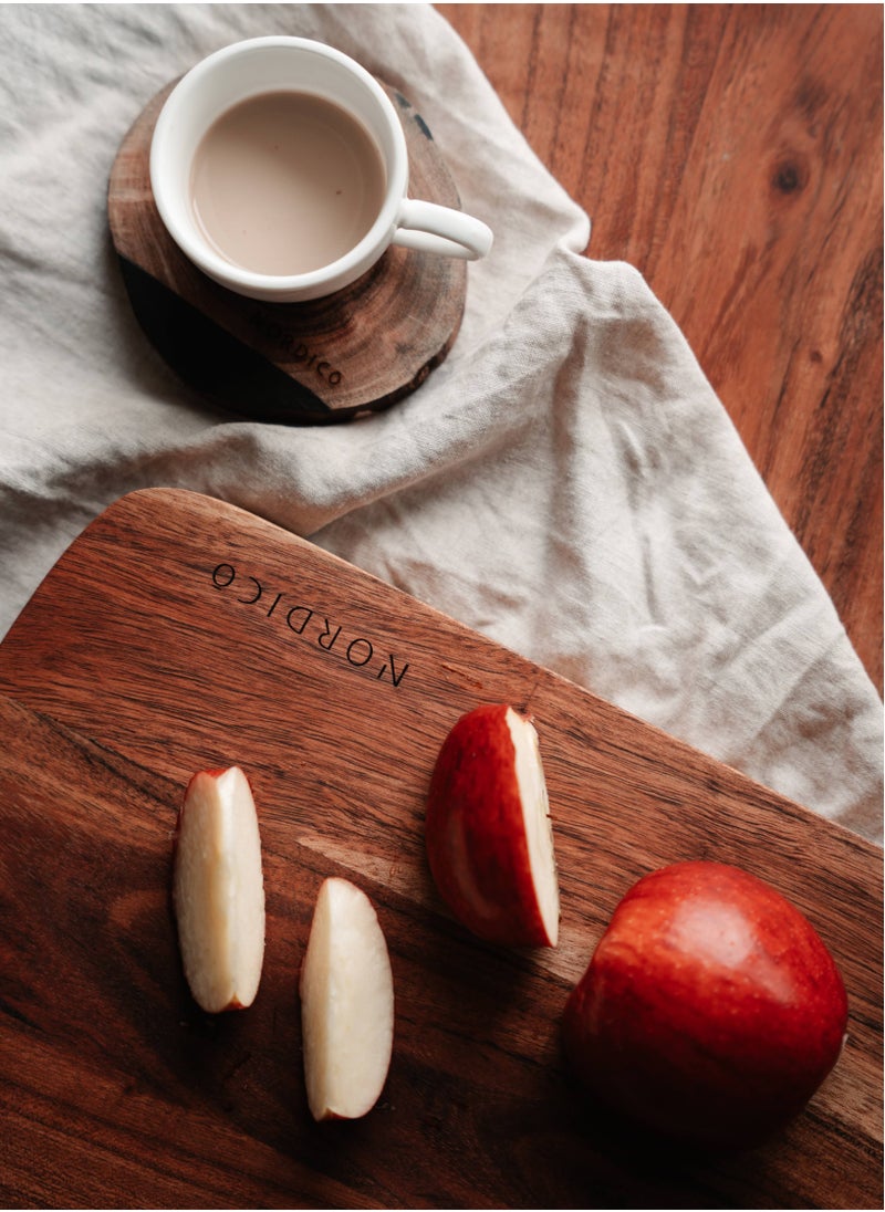 Professional Wooden Cutting Board | Chopping board | Serving Platter | Unique design & Solid Acacia | Unique gifts | Gifts for kitchen