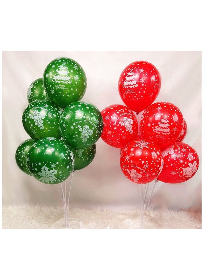 Christmas Balloon 15 inch Decoration Decoration Balloon Set MerryChristmas Party Latex Balloon