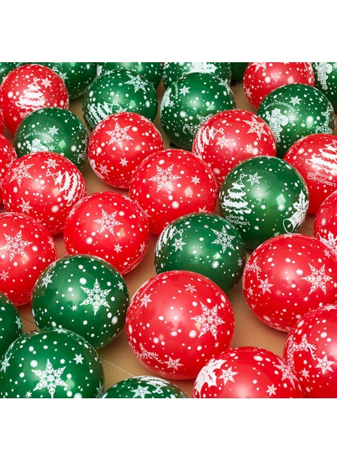 Christmas Balloon 15 inch Decoration Decoration Balloon Set MerryChristmas Party Latex Balloon