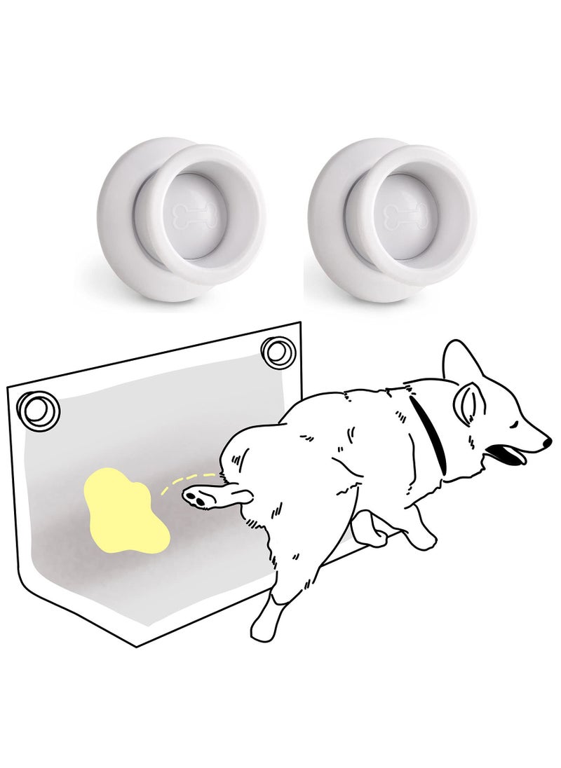 Pee Pad Holder for Dogs, 2 Pack Marking in The House and Leg-Lifting Marking Dogs Potty Training Pad Magnetic Holder, Works with Any Type of Wee Wee Pads for Easy cleanup of Marking