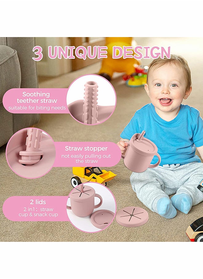 2 In 1 Toddlers Sippy Cup And Snack Container