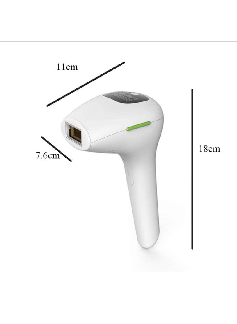 Laser Hair Removal, Permanent Hair Remover on Face and Body with Safe and Effective IPL Technology, for Men and Women, White