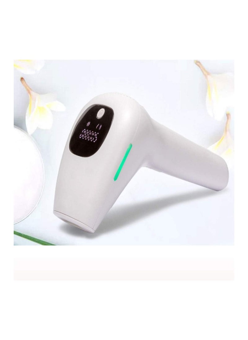 Laser Hair Removal, Permanent Hair Remover on Face and Body with Safe and Effective IPL Technology, for Men and Women, White