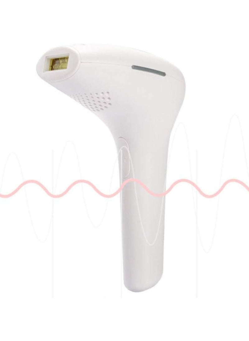 Laser Hair Removal, Permanent Hair Remover on Face and Body with Safe and Effective IPL Technology, for Men and Women, White