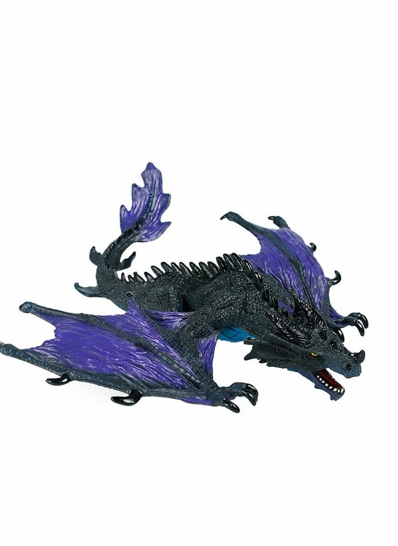 7.87 x 7.08 x 3.15 Inches Realistic Dragon Figurine Plastic Flying Dragon Model for Home Decoration