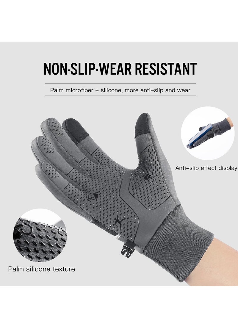 Winter Gloves - Waterproof, Thermal, Touchscreen Friendly for Outdoor Sports, Running, Biking, and Driving - Unisex Design for Men and Women