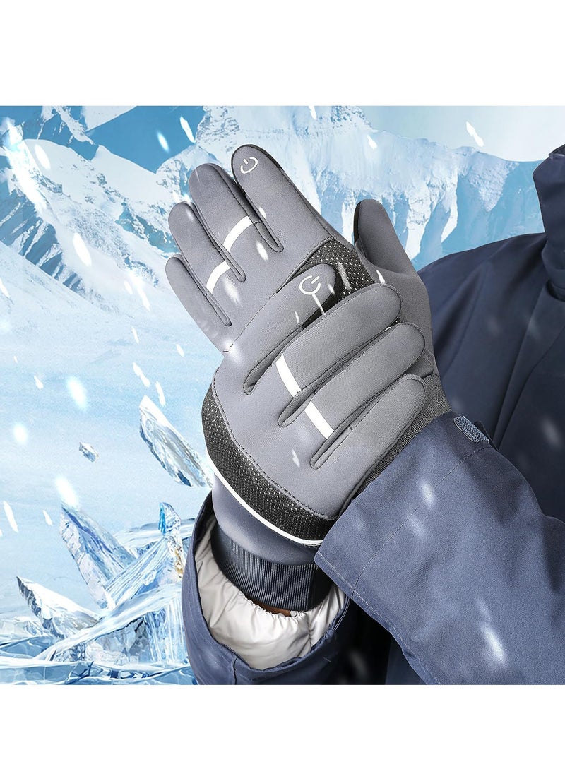 Winter Gloves - Waterproof, Thermal, Touchscreen Friendly for Outdoor Sports, Running, Biking, and Driving - Unisex Design for Men and Women