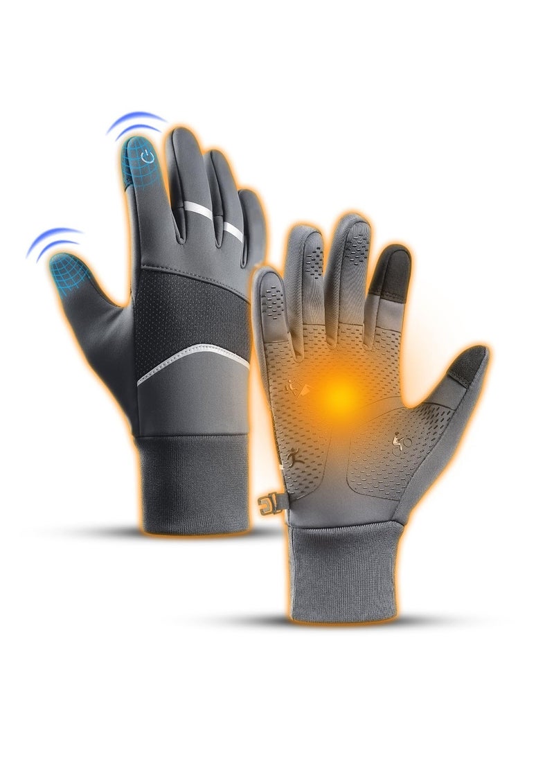 Winter Gloves - Waterproof, Thermal, Touchscreen Friendly for Outdoor Sports, Running, Biking, and Driving - Unisex Design for Men and Women