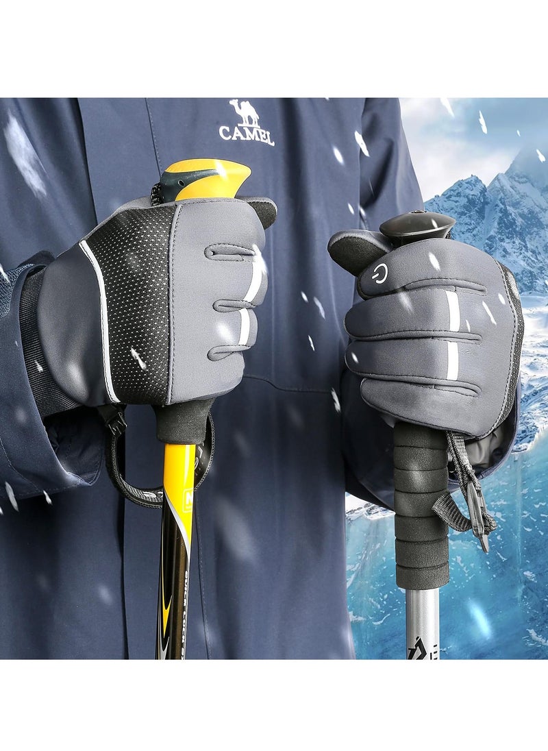 Winter Gloves - Waterproof, Thermal, Touchscreen Friendly for Outdoor Sports, Running, Biking, and Driving - Unisex Design for Men and Women