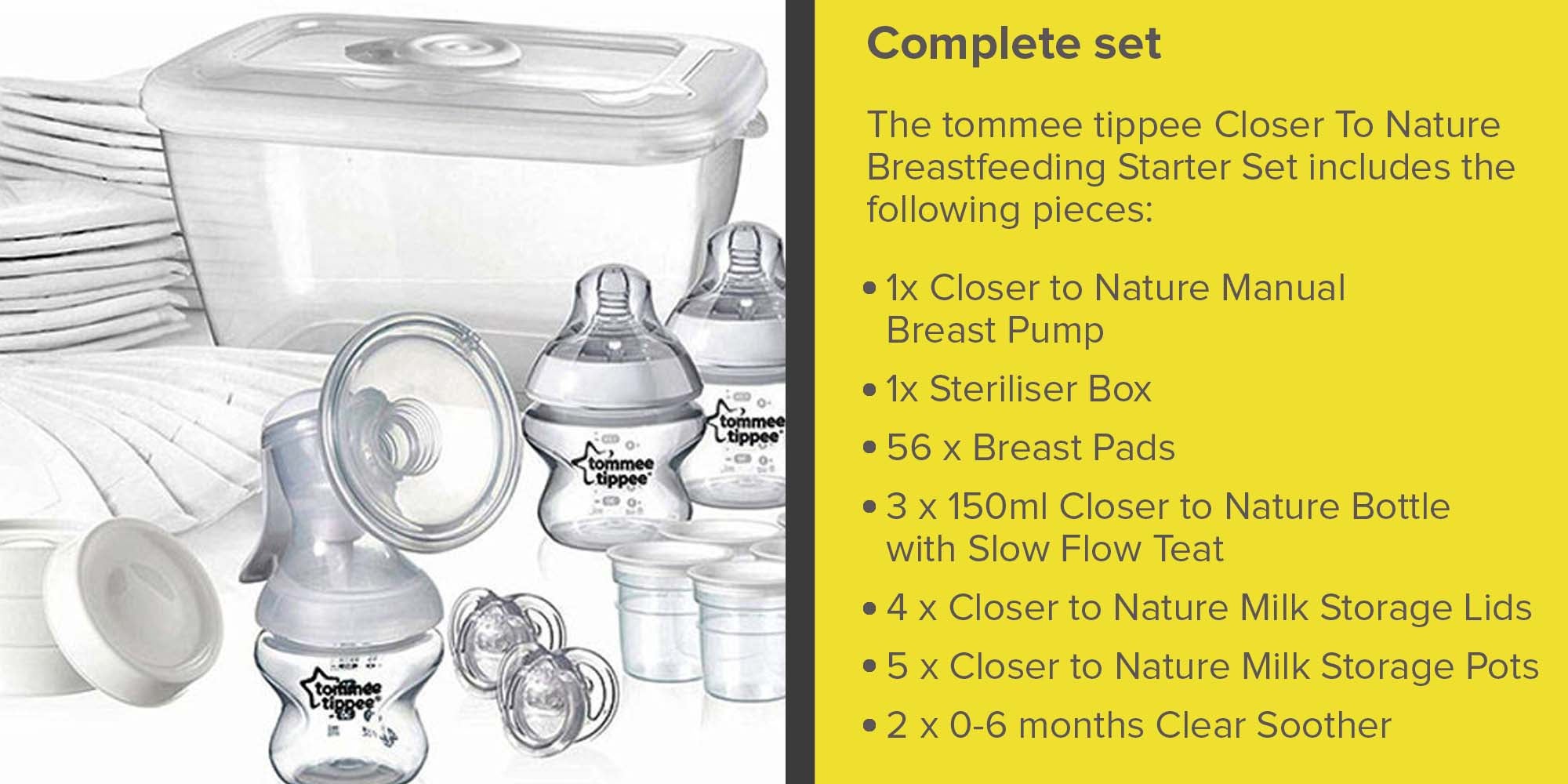 Closer To Nature Breast Feeding Starter Set