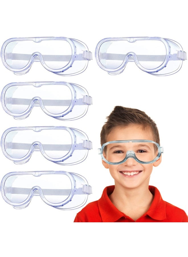 Congralala 5Pieces Kids Safety Goggles Kids Science Goggles Kids Safety Glasses Protection Kids Eye Goggles Protection Goggles For Boys And Girls