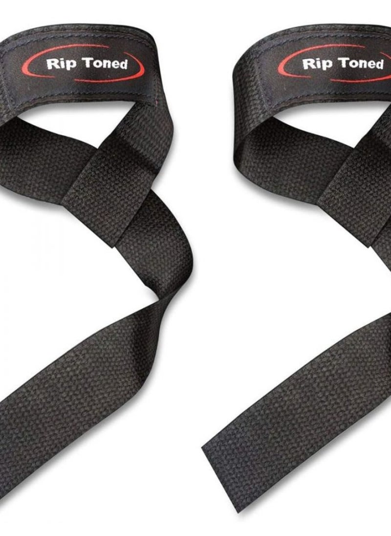 Rip Toned Lifting Straps for Weightlifting - Long 23 inch Deadlifting Straps Lifting Wrist Straps for Men & Women with Protection Padding for Deadlifts Powerlifting Strength Training