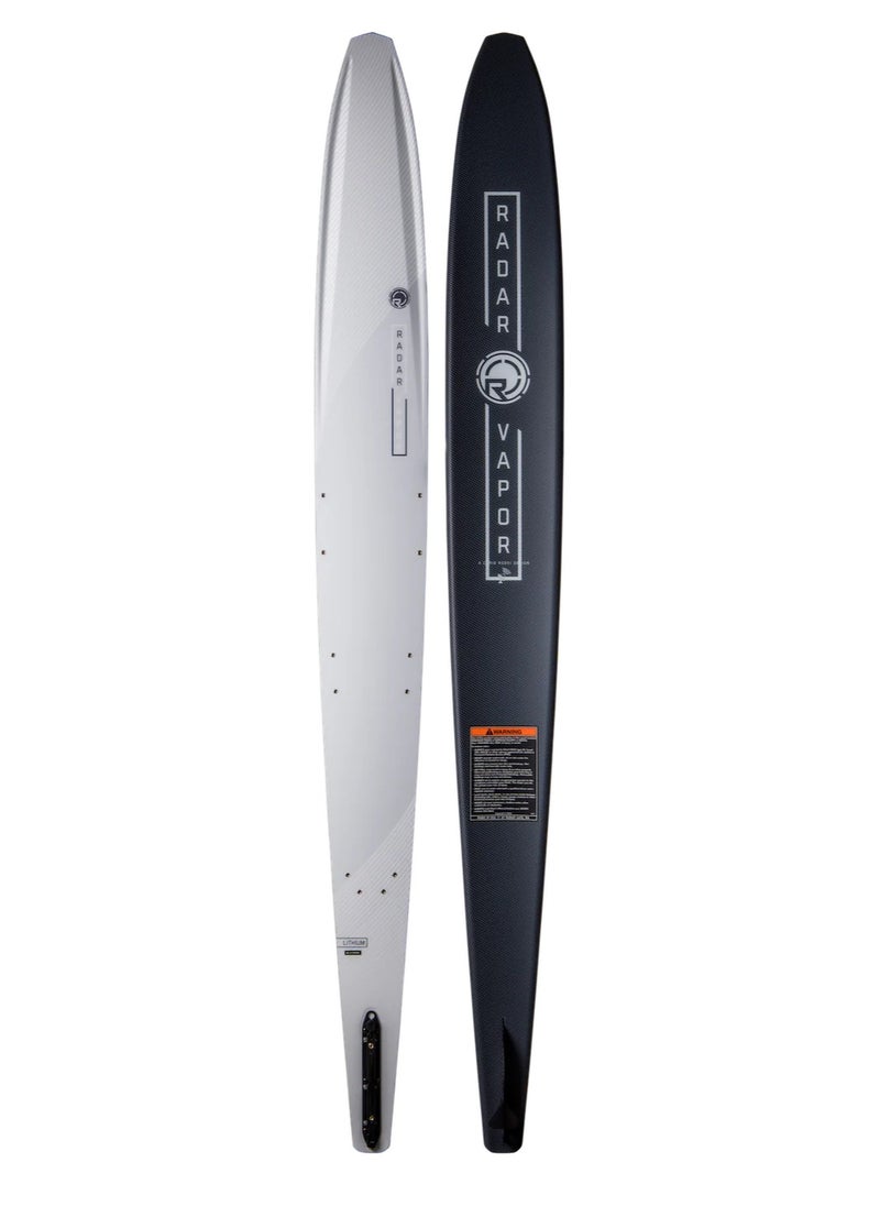 Lithium Vapor Water Ski - White / Gun Metal