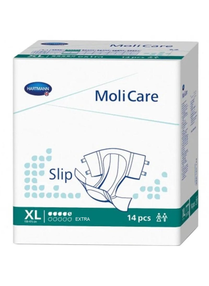 Molicare Premium Extra Plus Slip Xl Adult Diaper 14 Pcs Pack