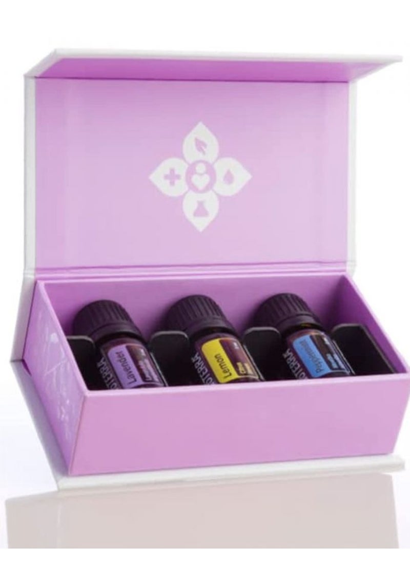 doTERRA Introductory Kit, 0.17 Fl Oz, Each Count of Lemon, Peppermint & Lavender