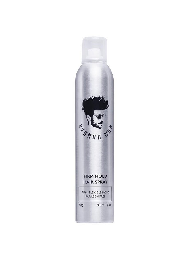 Firm Hold Hairspray (9.0 Oz) - Styling Hair Products For Men - Strong Hold Hair Spray With Herbal Extracts - Paraben-Free