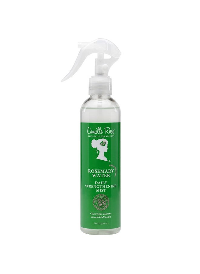 Rosemary Water Daily Strengthening Mist, With Peppermint And Rosemary Essential Oils To Strengthen Strands And Promote Hair Growth, For All Hair Types, 8 Fl Oz