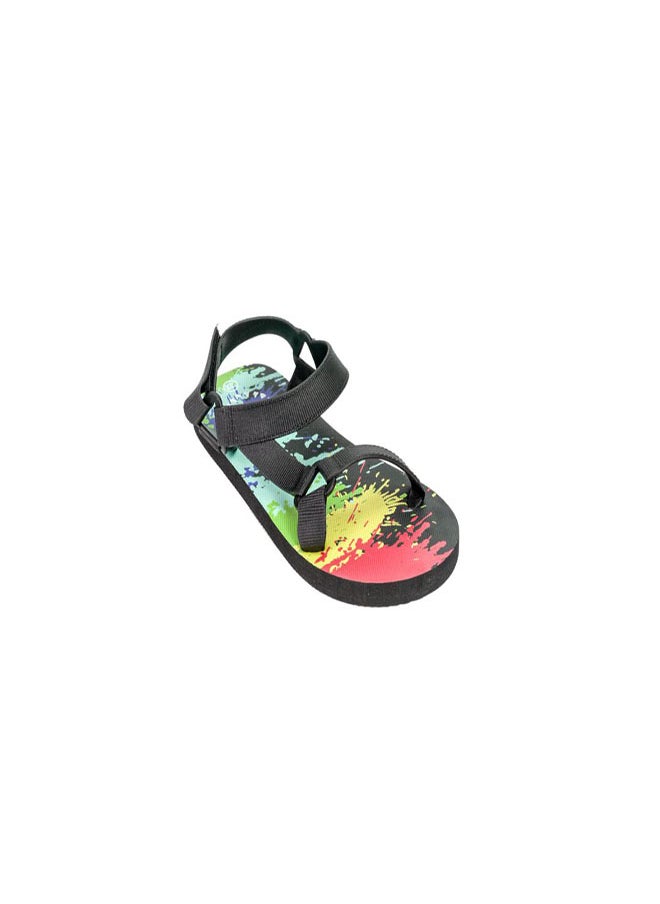 Printed Everyday Wear Adjustable Back Strap Eva Sling Sandals For Boys Lightweight Easy To Wash And Anti-Slip Soles