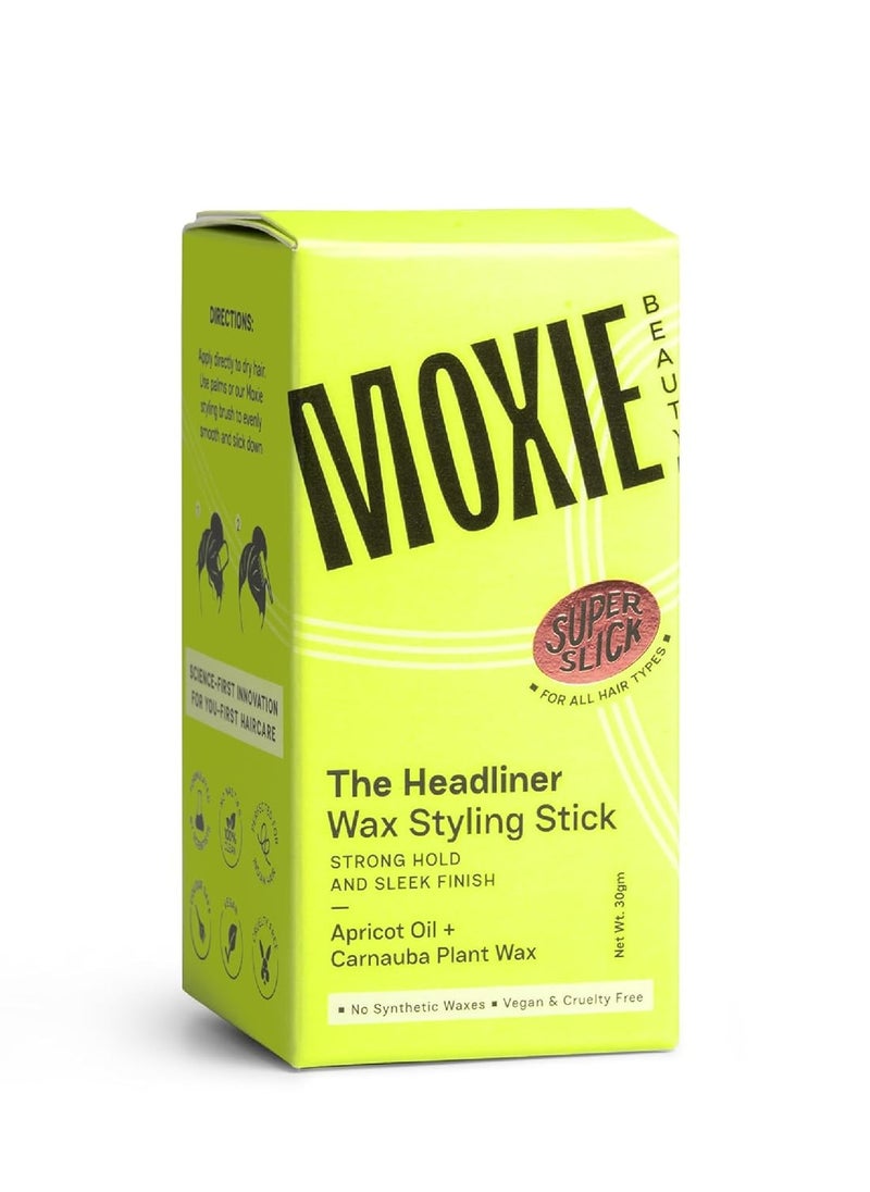 Moxie Beauty The Headliner | Wax Styling Stick | Fly Away Hair Fixer | No Residue | 30g