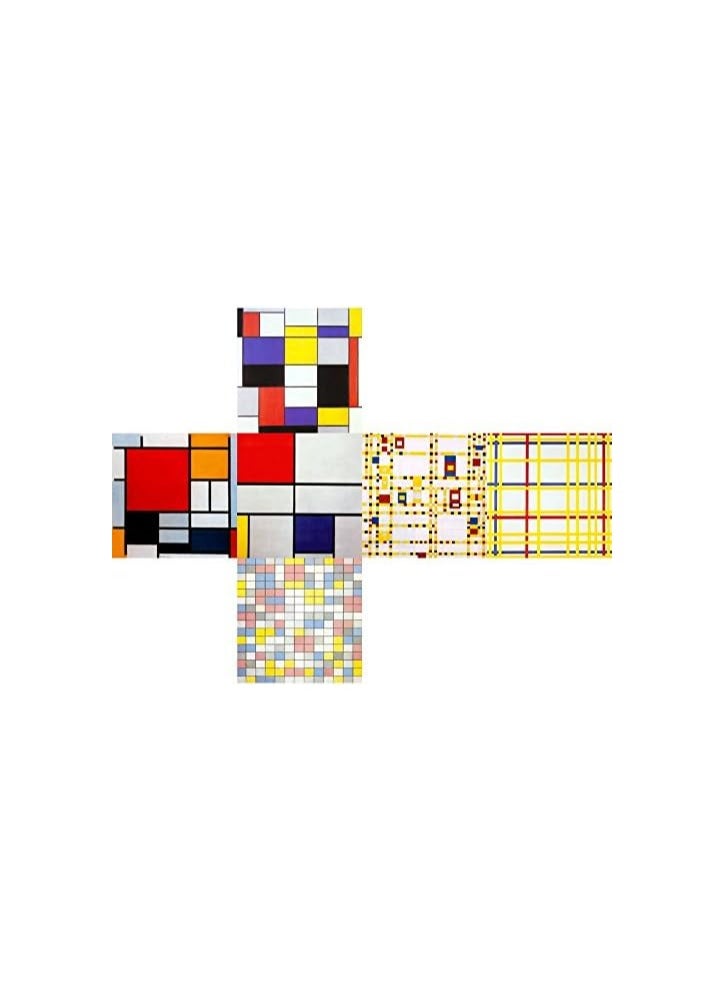 V-Cube Mondrian 3 Cube Toy, Multi-Colour