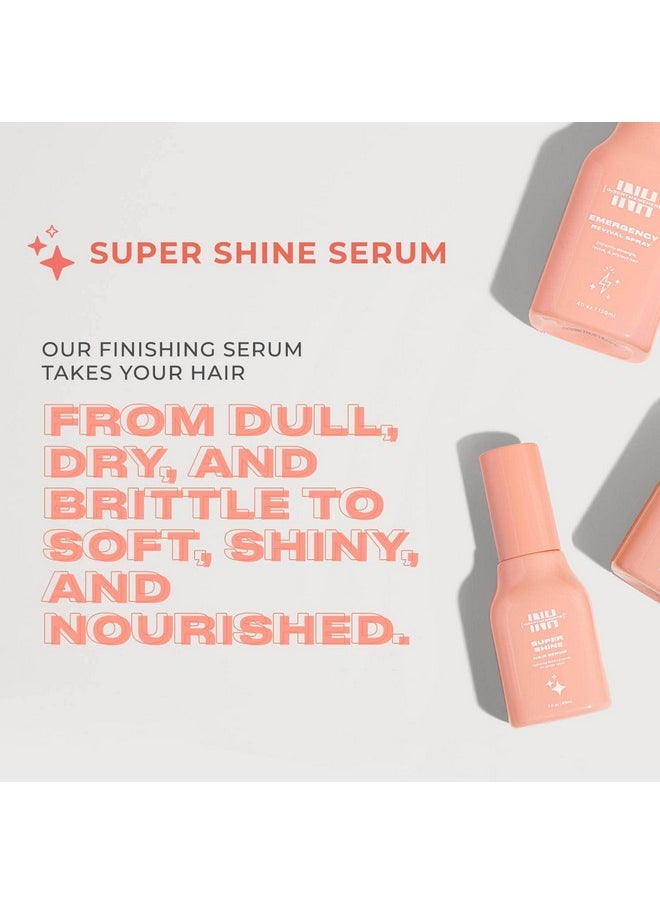 Super Shine Hair Serum | Nourishing, Glossy Finishing Serum | Prevents Breakage, Fights Frizz And Flyaways. For All Hair Types. Travel Size