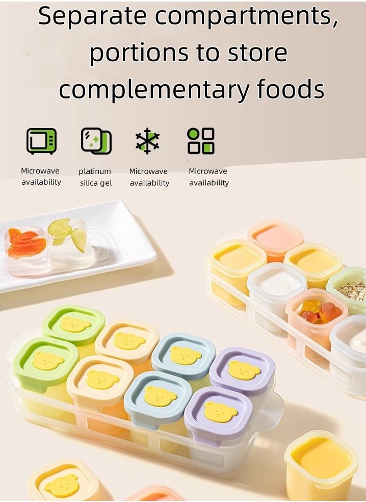 Multifunctional baby food box.Ice mold.